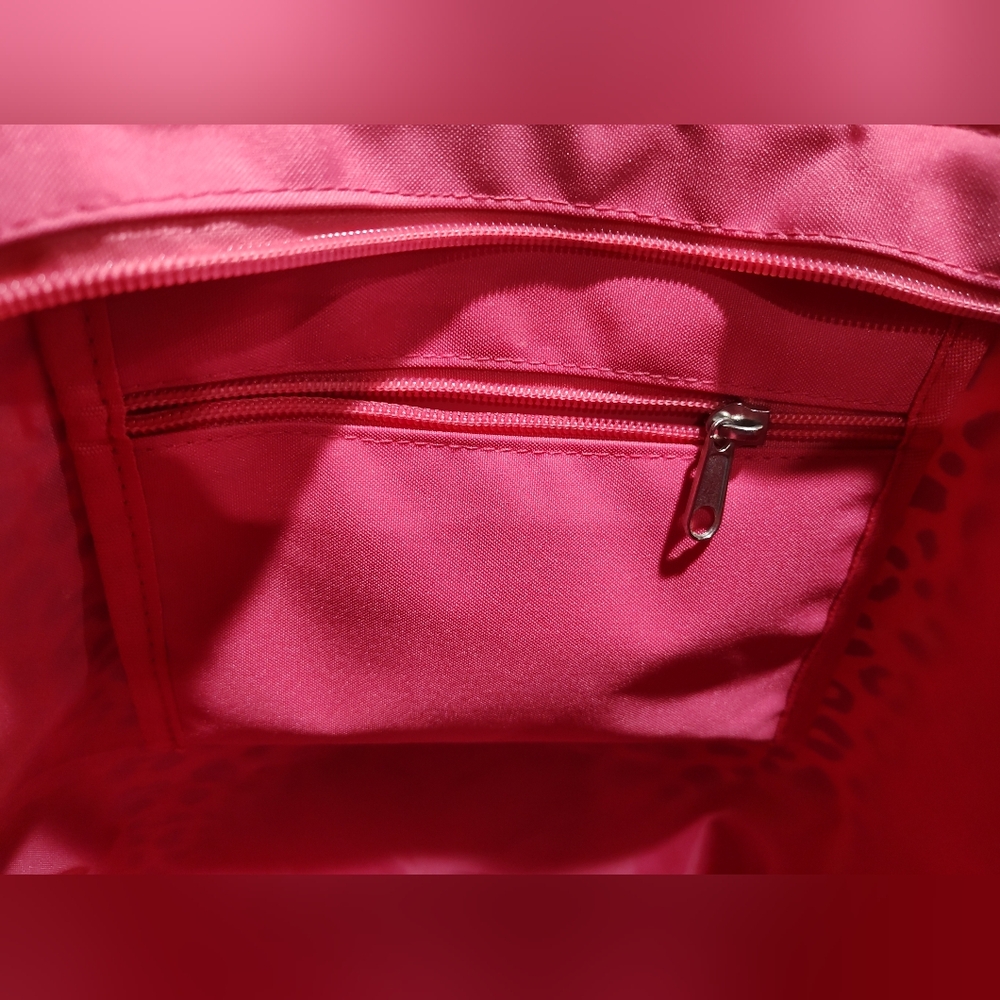 Simply Southern Pink Leopard Print Tote Bag With Gold Accents - Picture 9 of 9
